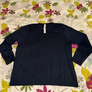 Lululemon Athletica Navy Long Sleeve Top NWOT